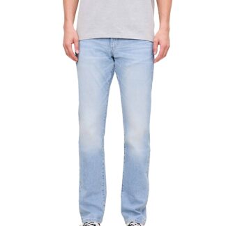DL1961 Russell Slim Straight Fit Jeans in Light Fjord Blue