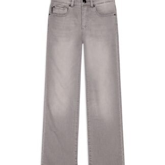 DL1961Boys' Benji Straight Jeans in Washed Grey Knit - Little Kid
