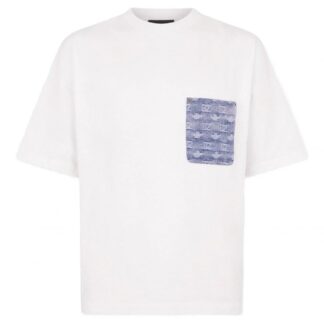 DSQUARED2 LOOSE FIT POCKET TEE Size: M, colour: WHITE