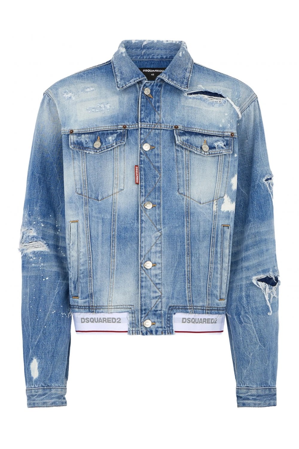DSQUARED2 OVER DENIM JACKET Size: 50, colour: BLUE