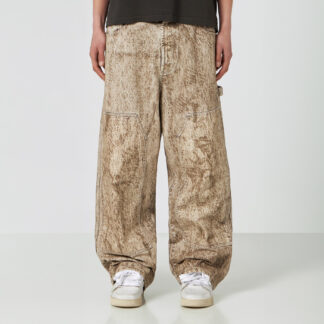 Denim Flock Carpenter pants camo