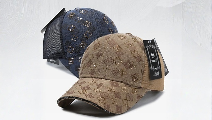 Denim Look Printed Baseball Cap - 4 Colours!