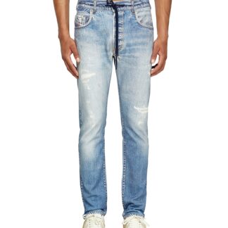 Diesel 2032 D-Krooley-b Regular Fit Jogg Sweat Jeans in Denim