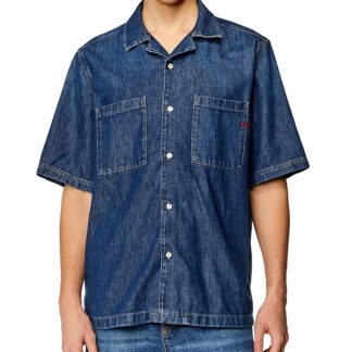 Diesel D-Paroshort Denim Bowling Shirt