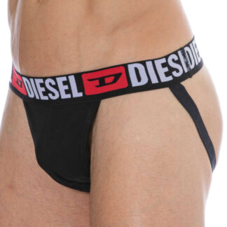 Diesel Denim Division Coton Jockstrap - Black