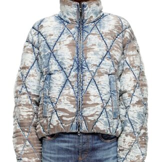 Diesel W-Kons Quilted Denim Jacket