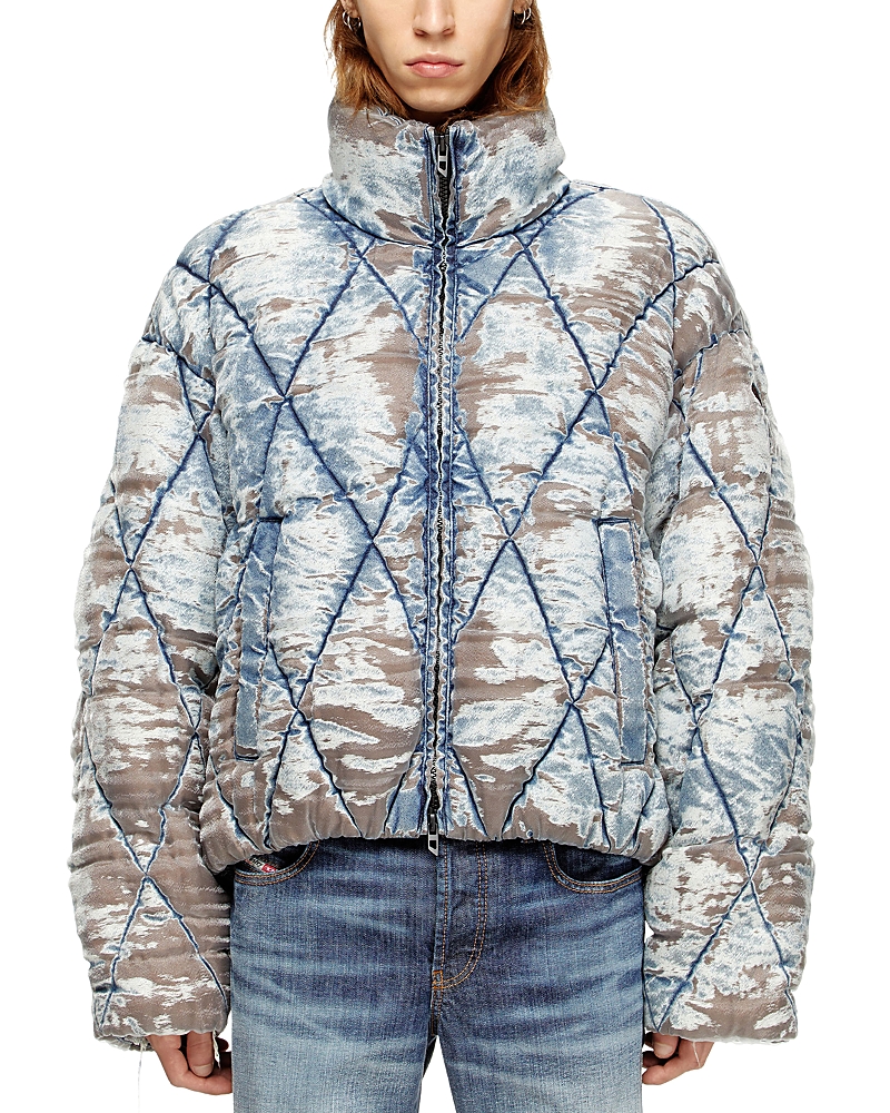 Diesel W-Kons Quilted Denim Jacket
