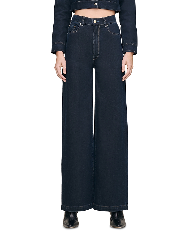 Dl 1961 Hepburn High Rise Wide Leg Jeans in Ventura