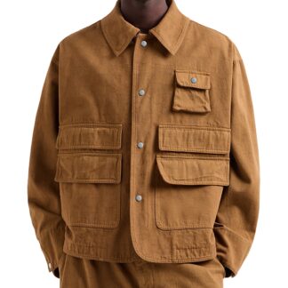 Emporio Armani Bull Cotton Denim Multi Pocket Jacket