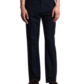 Emporio Armani Straight Fit Jeans in Solid Blue