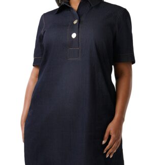 Estelle Plus Avia Denim Mini Dress