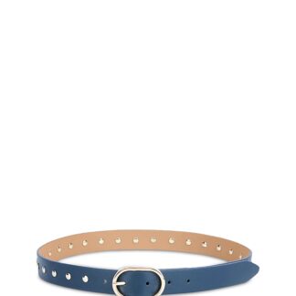 Ettika Women's Boyfriend Stud Leather Belt