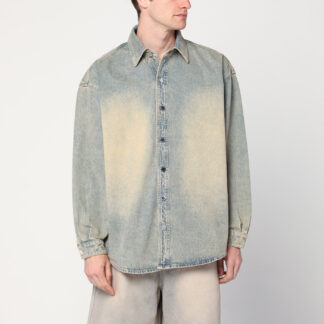 Faded beige denim shirt