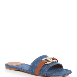 Ferragamo Leah Gancini Slide Sandals