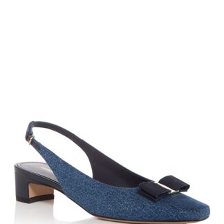Ferragamo Women's Rivada Slingback Pumps