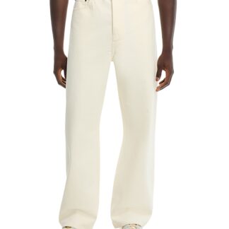 Frame Baggy Fit Jeans in Off White Grind