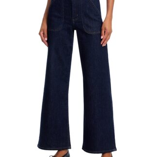 Frame High Rise Modern Pocket Jeans in Rinse