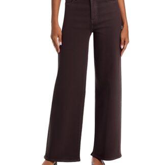 Frame Le Pixie High Rise Slim Palazzo Jeans in Truffle Coated