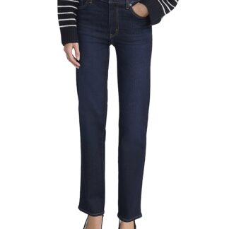 Frame Le Sleek High Rise Straight Jeans in Fairway