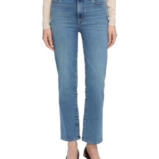 Frame Le Sleek Straight High Rise Jeans in Flip