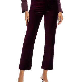 Frame Le Sleek Straight High Rise Jeans in Full Glass Velvet