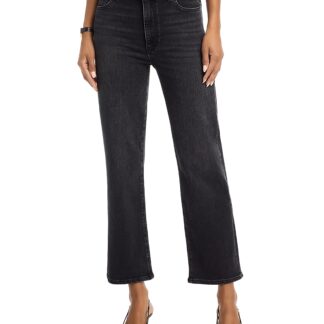 Frame Le Sleek Straight High Rise Jeans in Starship