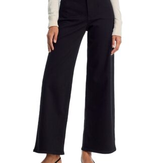 Frame Le Slim Palazzo High Rise Jeans in Black