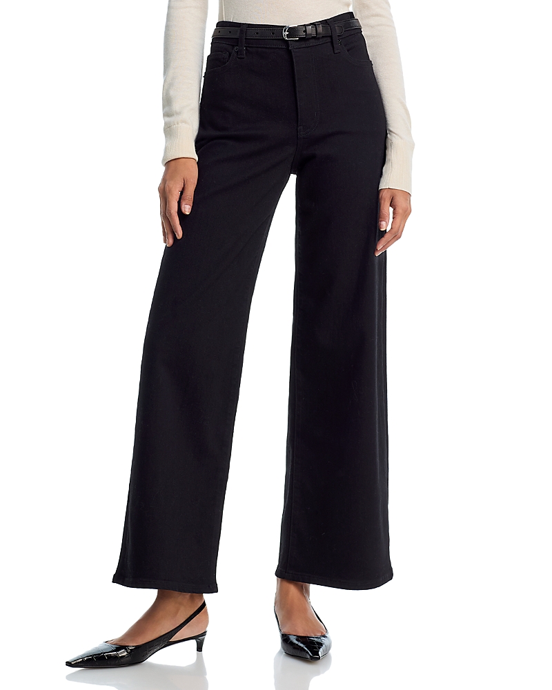 Frame Le Slim Palazzo High Rise Jeans in Black