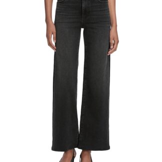 Frame Le Slim Palazzo High Rise Jeans in Starship