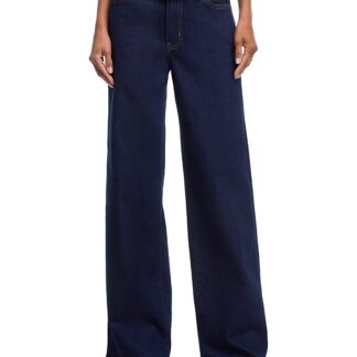 Frame Le Slim Palazzo High Rise Wide Leg Jeans in Rinse