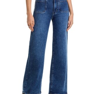 Frame Le Slim Palazzo Modernist Pocket Jeans in Esteem