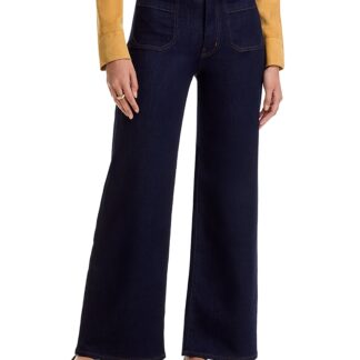 Frame Le Slim Palazzo Modernist Pocket Jeans in Rinse