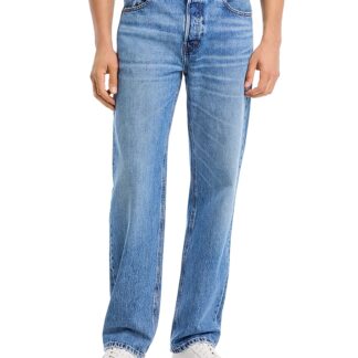 Frame Relaxed Fit Straight Leg Jeans in Collegiate