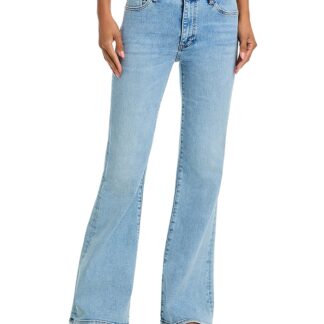 Frame The Icon High Rise Flare Jeans in Ripple