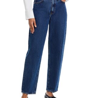 Frame The Neat High Rise Barrel Jeans in Lavish