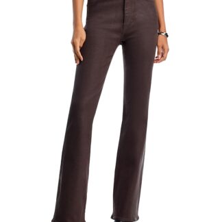 Frame The Reboot High Rise Coated Jeans in Truffle