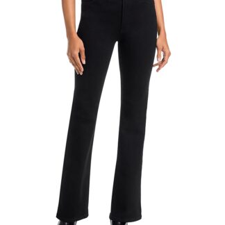 Frame The Reboot High Rise Flare Leg Jeans in Black
