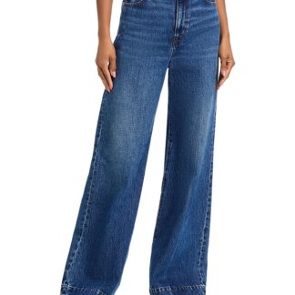 Frame The Slice High Rise Flare Wide Leg Jeans in Headliner