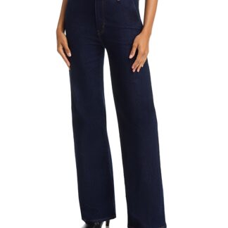 Frame The Straight High Rise Trouser Jean in Rinse