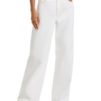Frame The Stroll High Rise Wide Leg Jeans in Au Natural