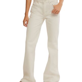 Free People West Coast Low Rise Slim Flare Jeans in Lily