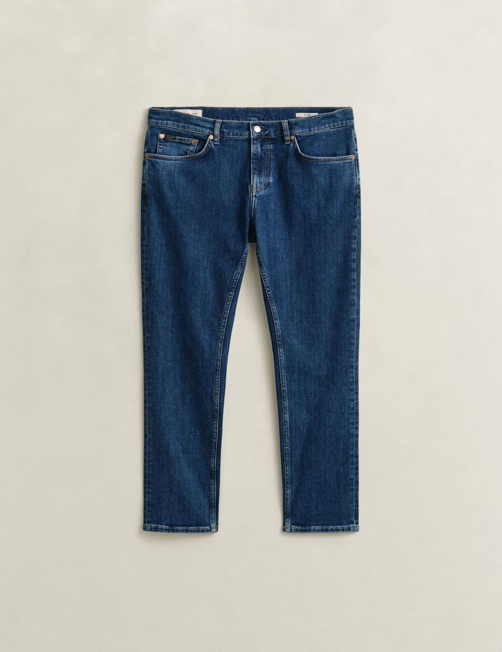 GANT Slim Fit Clean Wash 5 Pocket Jeans Light Blue