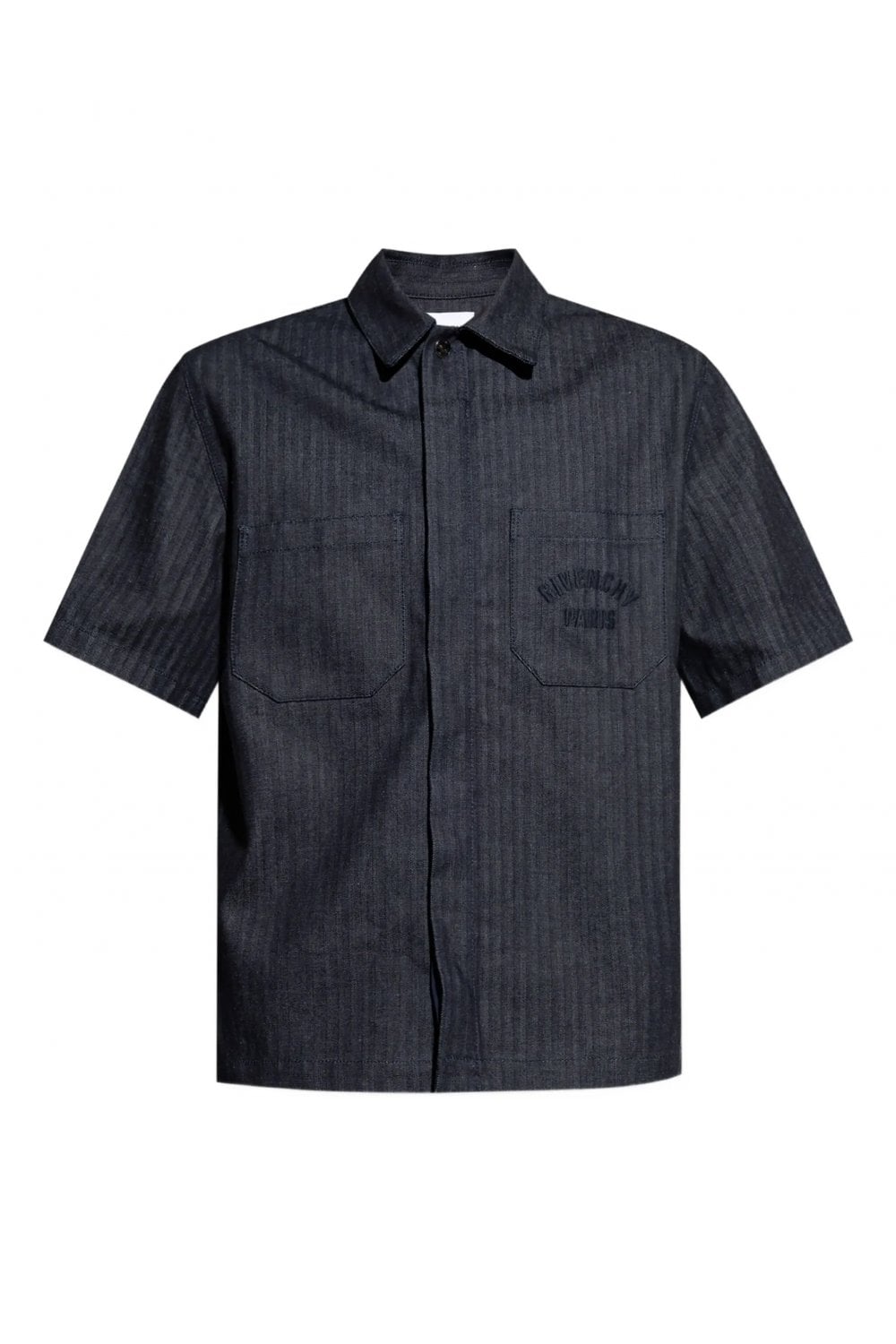 GIVENCHY COTTON SS SHIRT Size: L, colour: NAVY
