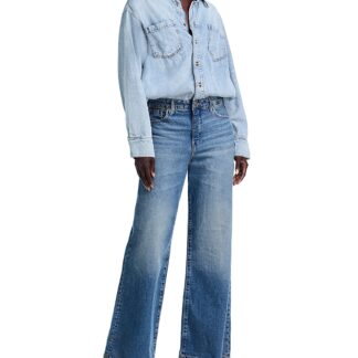 Good American Denim Shirt Jumpsuit