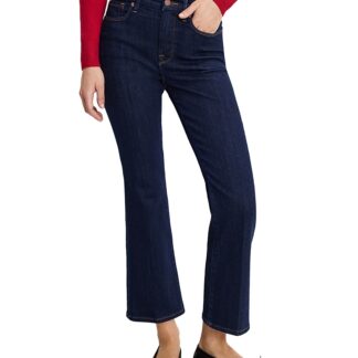 Good American Good Legs Crop Mini Boot Jeans in Indigo1153
