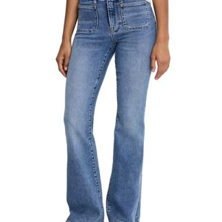 Good American Good Legs Flare Jeans in Indigo1149