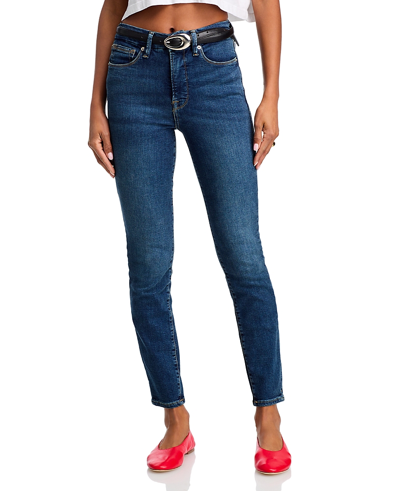 Good American Good Legs High Rise Skinny Jeans in Blue004