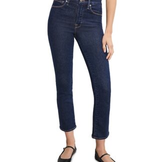 Good American Good Legs Straight Jeans in Indigo983