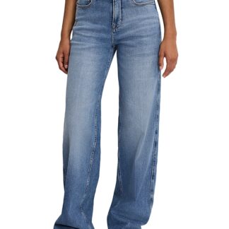 Good American Good Skate Wide Jeans in Indigo1142