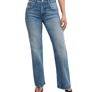 Good American Good Standard Petite Bootcut Jeans in Indigo998